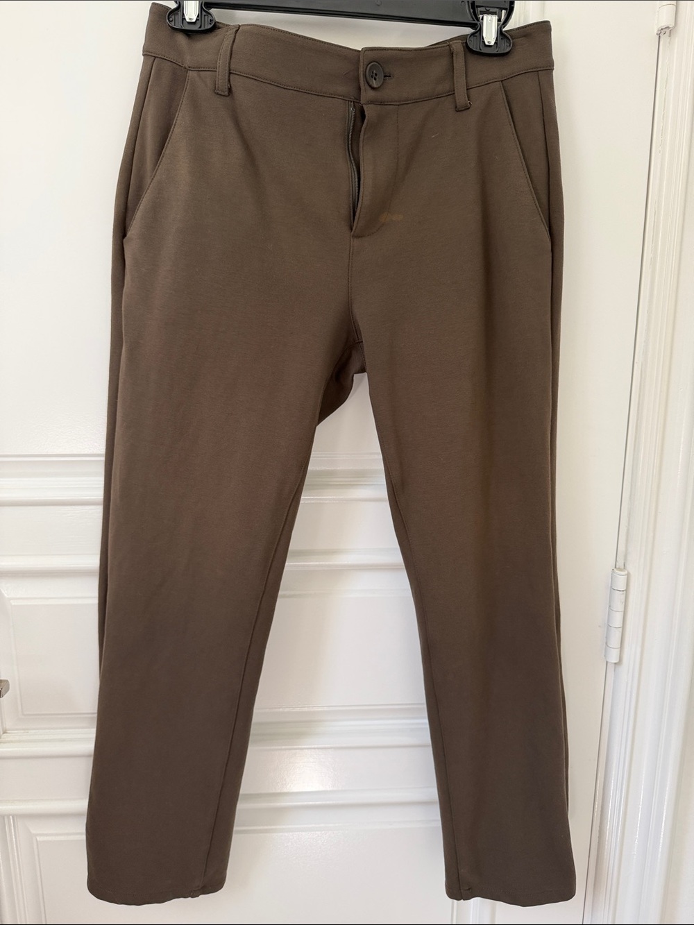 PAIGE Men's Brown Slim Stretch Chinos